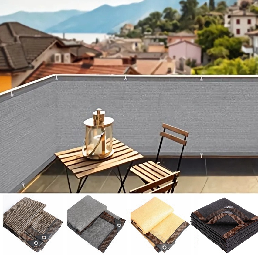 Outdoor Furniture Hdpe - 4 色バルコニープライバシースクリーン屋外サンシェードネットガゼボパティオシェード布パティオシェルタースクリーンガーデンプライバシーフェンスネット
