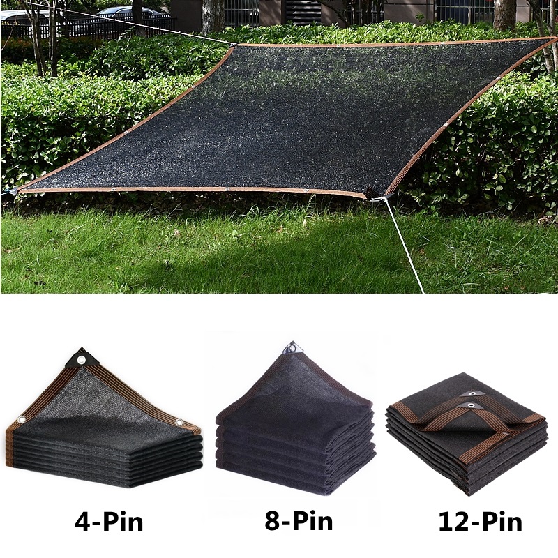 Outdoor Furniture Hdpe - 屋外サンシェードネット,4/8/12ピン,60〜90% 植物,温室カバー,メッシュフェンス,プライバシースクリーン,庭の日焼け止め,日焼け止め