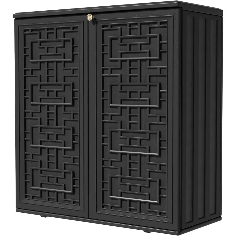 Outdoor Furniture With Storage For Cushions - 耐候性樹脂製屋外収納キャビネット、62ガロン、デッキボックス、パティオ家具クッション、庭やプール用具、子供用などに最適