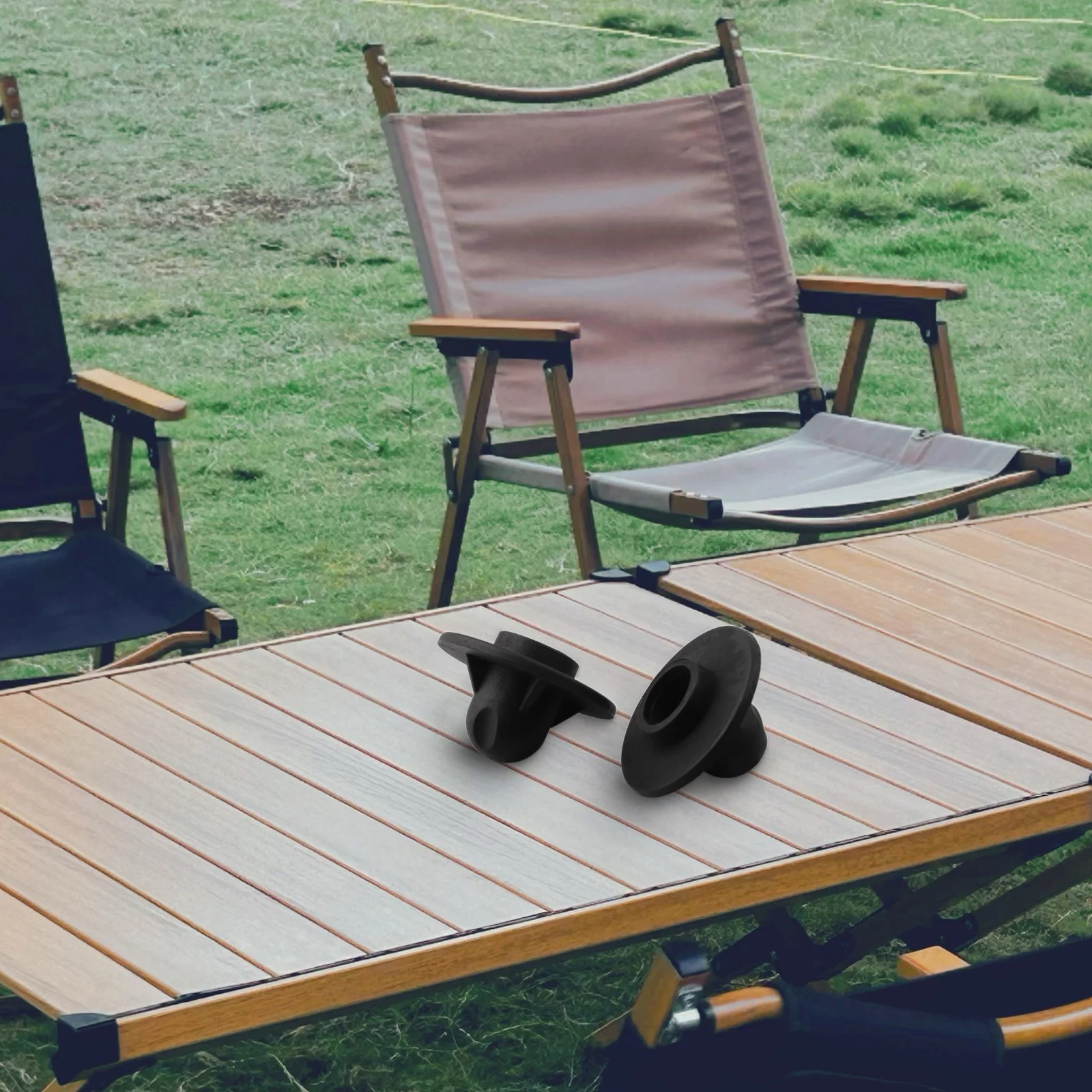真新しい実用的な高品質椅子フットキャップキャンプ用黒家具素材 - Outdoor Furniture Quality Brands のレビューと価格