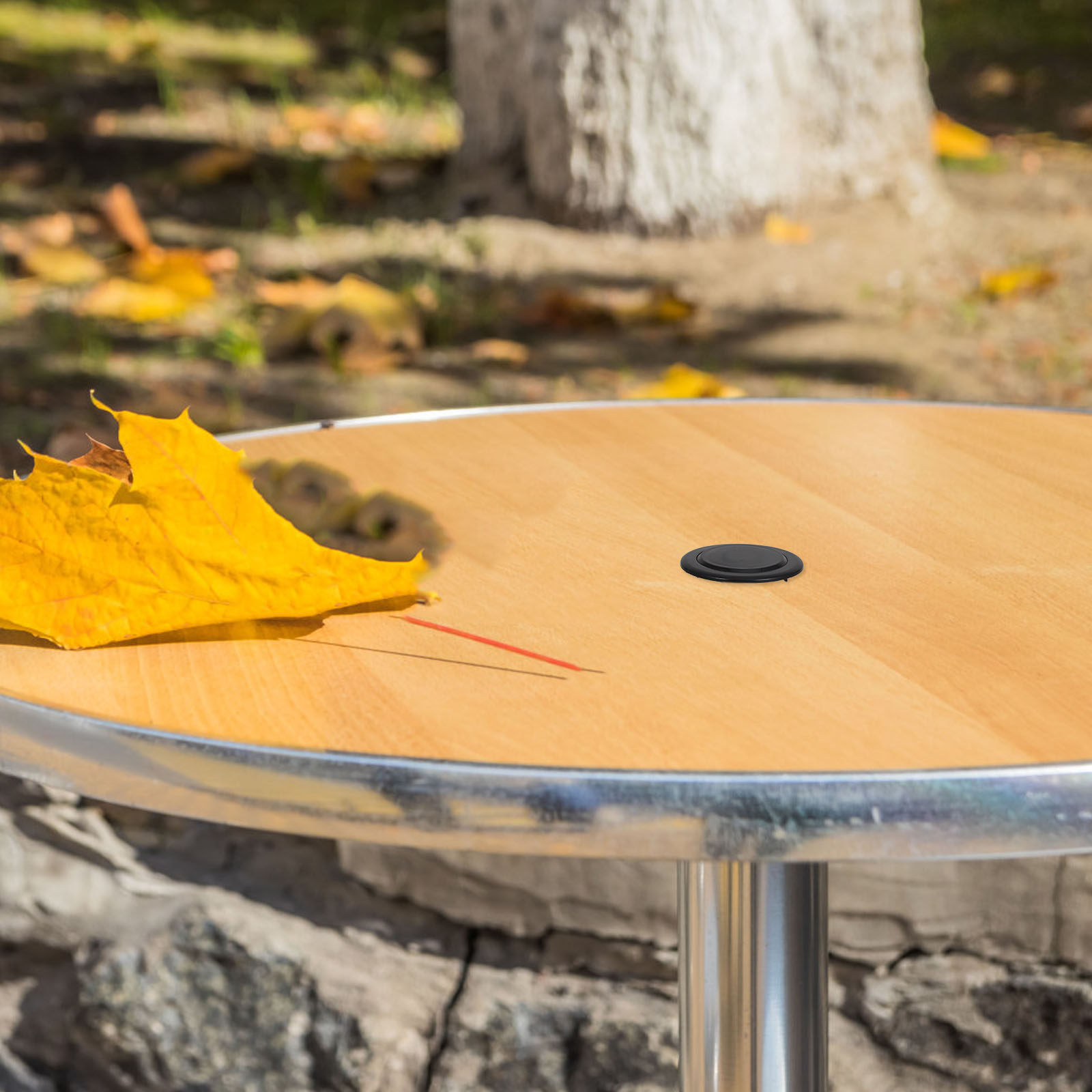 2個入りパティオ傘穴リングカバー ブラック テーブル傘リング - Outdoor Furniture With Umbrella のレビューと価格
