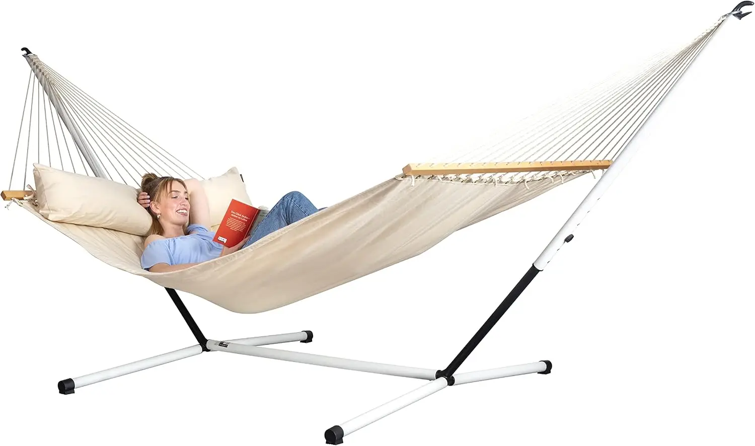 ノーティコ クールグレー - パウダーコーティングされたスチ - Hammock With Stand のレビューと価格