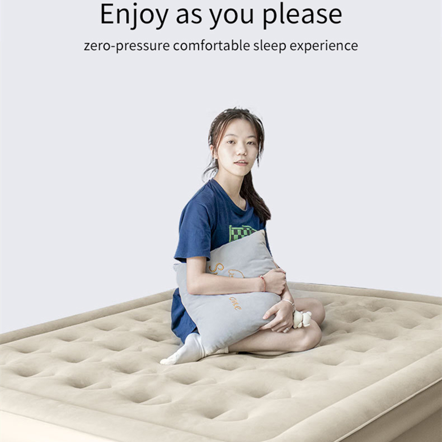 インフレータブルPVCスリーピングマットレス,豪華な2人用キ - Outdoor Furniture Nearby のレビューと価格