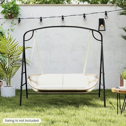 660ポンド対応メタルハンモックスタンド - 4本のサポート - Hammock With Stand のレビューと価格