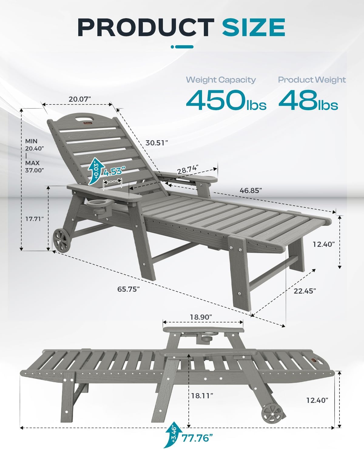 HDPE製屋外パティオベンチ2脚セット、耐候性ポーチベンチ、 - Outdoor Furniture Hdpe のレビューと価格