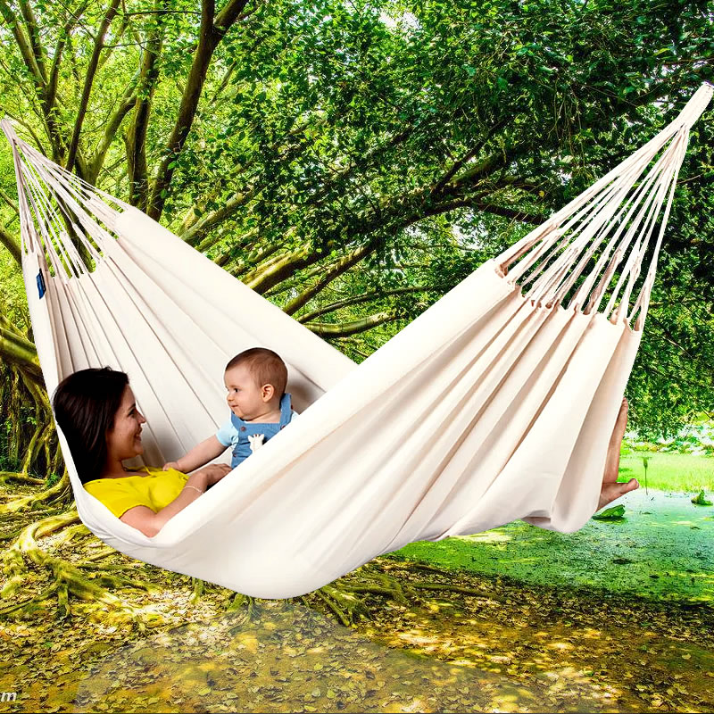 Goodwinコットンハンモック、ブラジアンダブルハンモック - Outdoor Furniture Nearby のレビューと価格