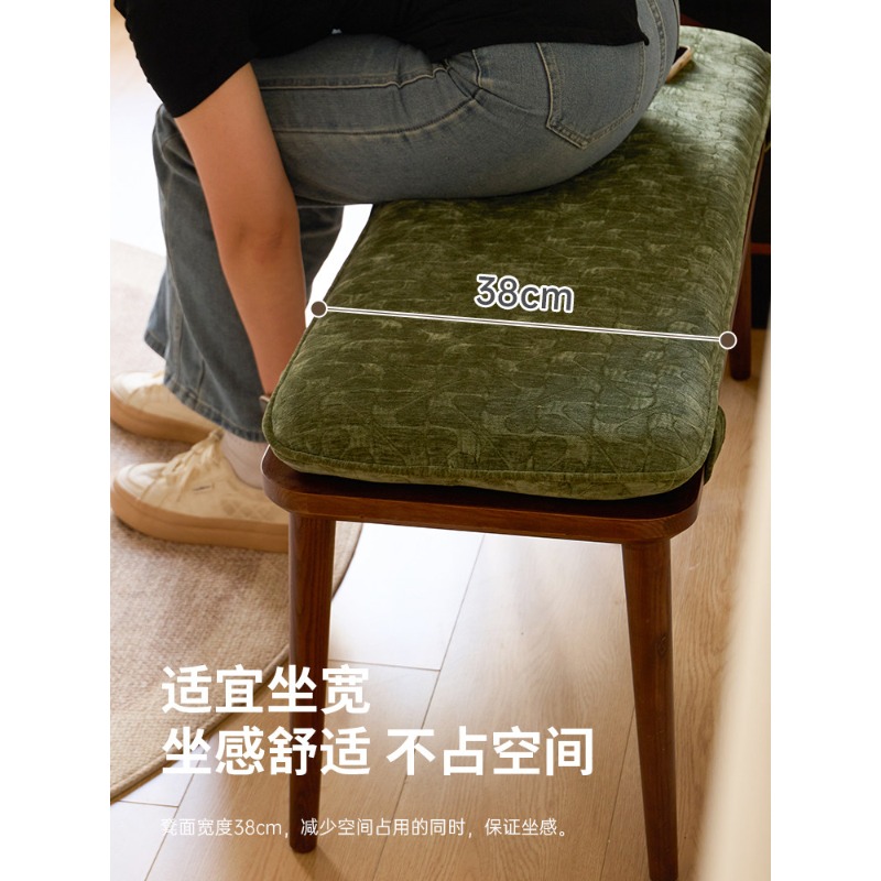 無垢材北欧レトロ靴交換用スツール家庭用玄関ベンチソフトクッシ - Outdoor Furniture With Storage For Cushions のレビューと価格