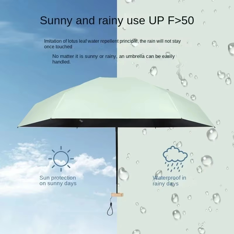 ミニカプセル傘小さなポケット雨傘ビニール折りたたみ UV 紫 - Outdoor Furniture With Umbrella のレビューと価格