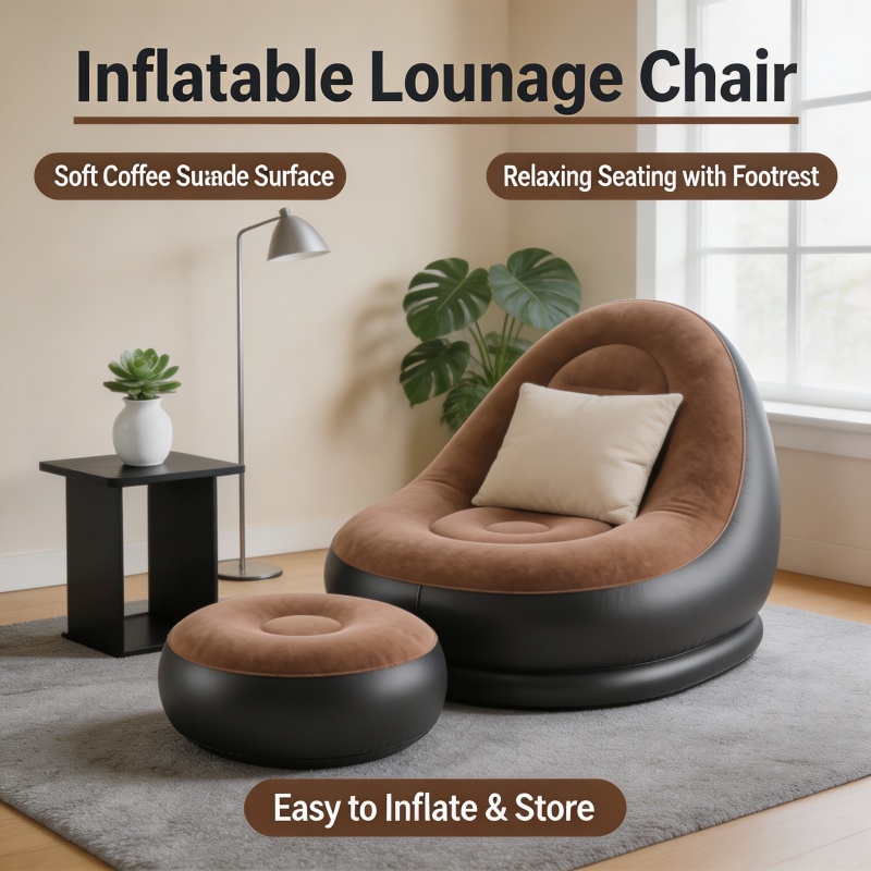 レイジーソファ エアーソファ 折りたたみ式リクライニングチェ - Outdoor Furniture Recliner Set のレビューと価格