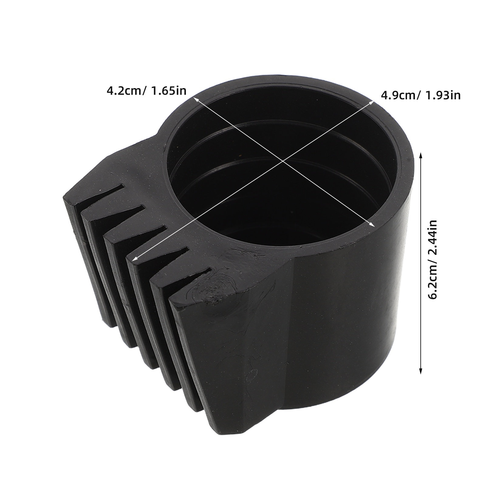 10個入り ブラックプラスチック製家具脚キャップ 38mm  - Hammock With Stand のレビューと価格