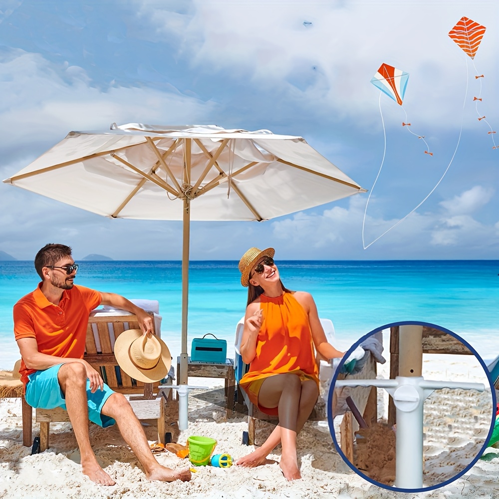 1 個ビーチアンカープラスチック 5 つのスパイラル付きビー - Outdoor Furniture With Umbrella のレビューと価格