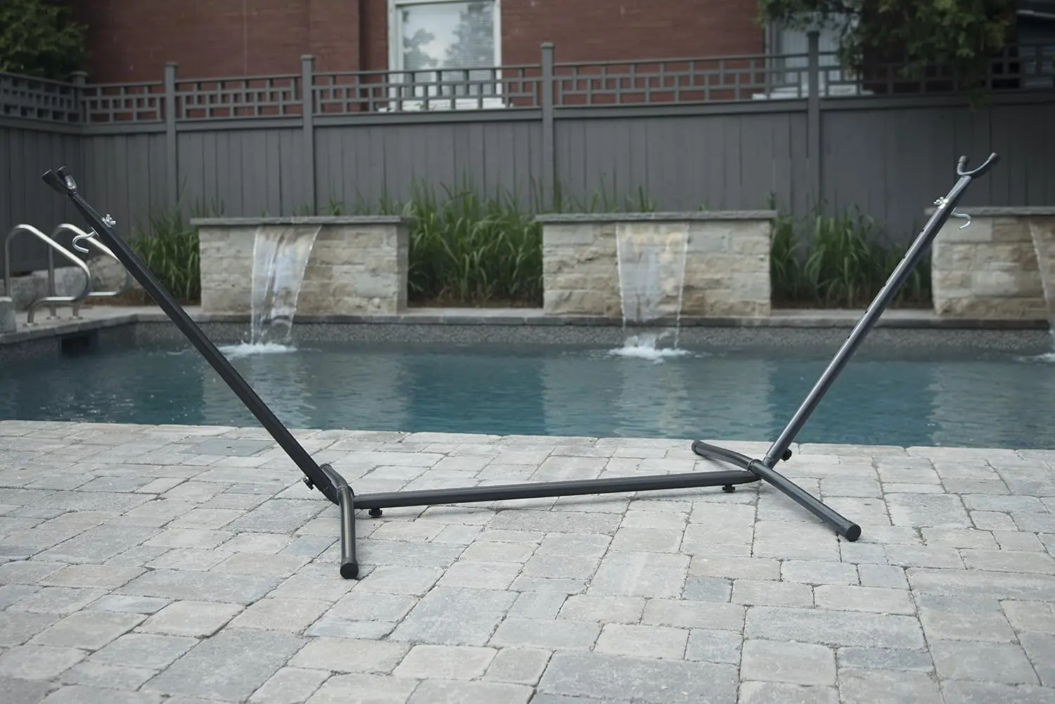 UHS9 ユニバーサル省スペーススチール製ハンモックスタンド - Hammock With Stand のレビューと価格