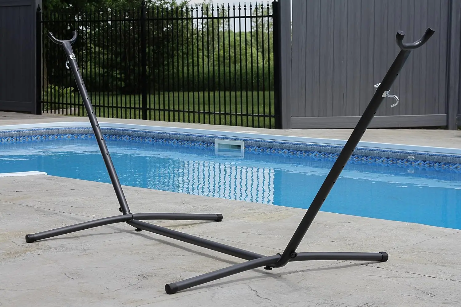 UHS9 ユニバーサル省スペーススチール製ハンモックスタンド - Hammock With Stand のレビューと価格