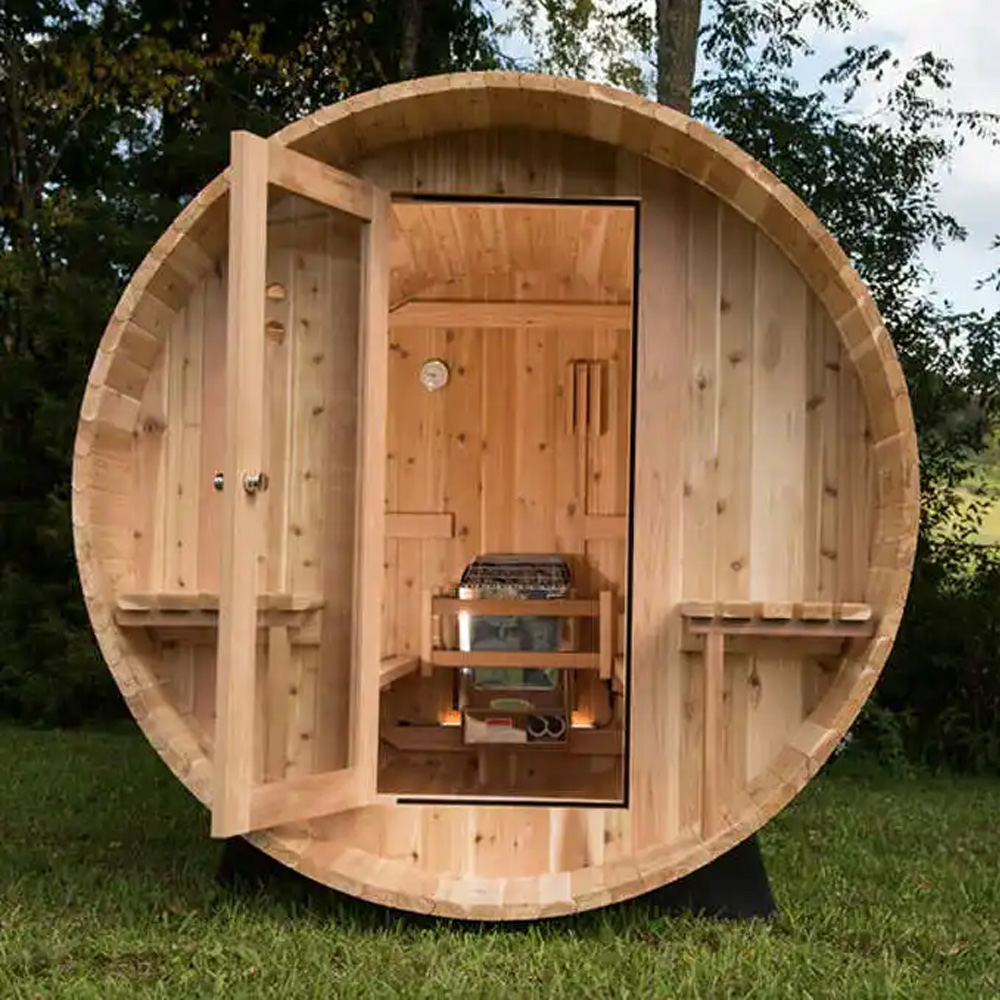 屋外サウナ卸売 屋外4～6人用 カナダ産ヘムロックサウナ ド - Outdoor Furniture Europe のレビューと価格