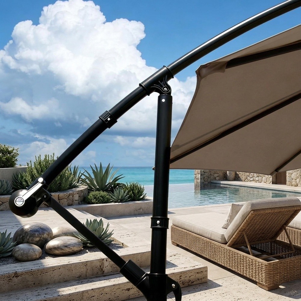 屋外用傘用傘ガイドブラケット、ローマンスタンダードモデル対応 - Outdoor Furniture With Umbrella のレビューと価格