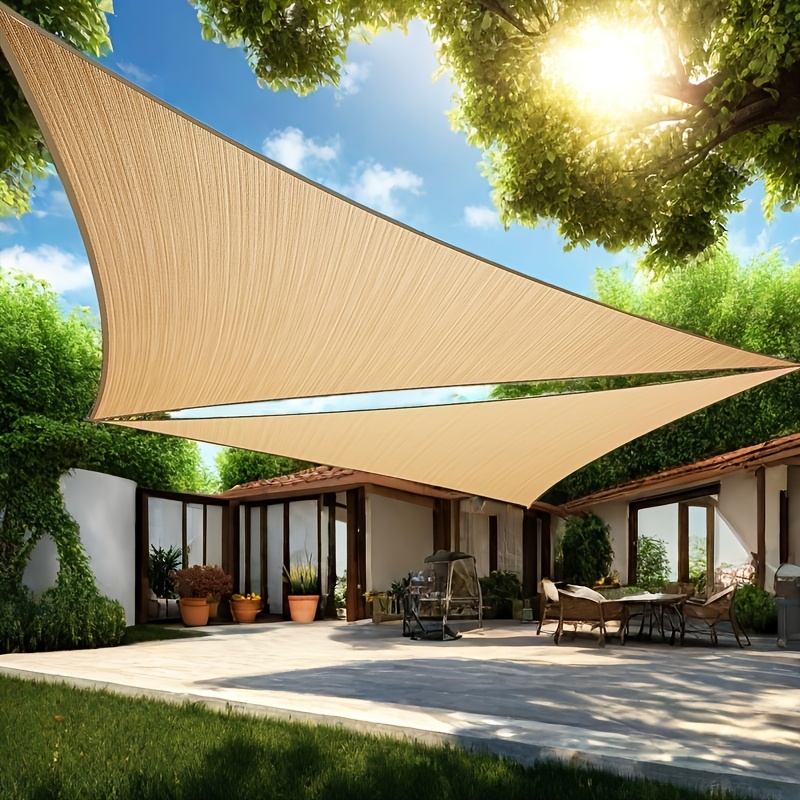 サンシェードセイル、12フィートx12フィートx12フィート - Outdoor Furniture Hdpe のレビューと価格