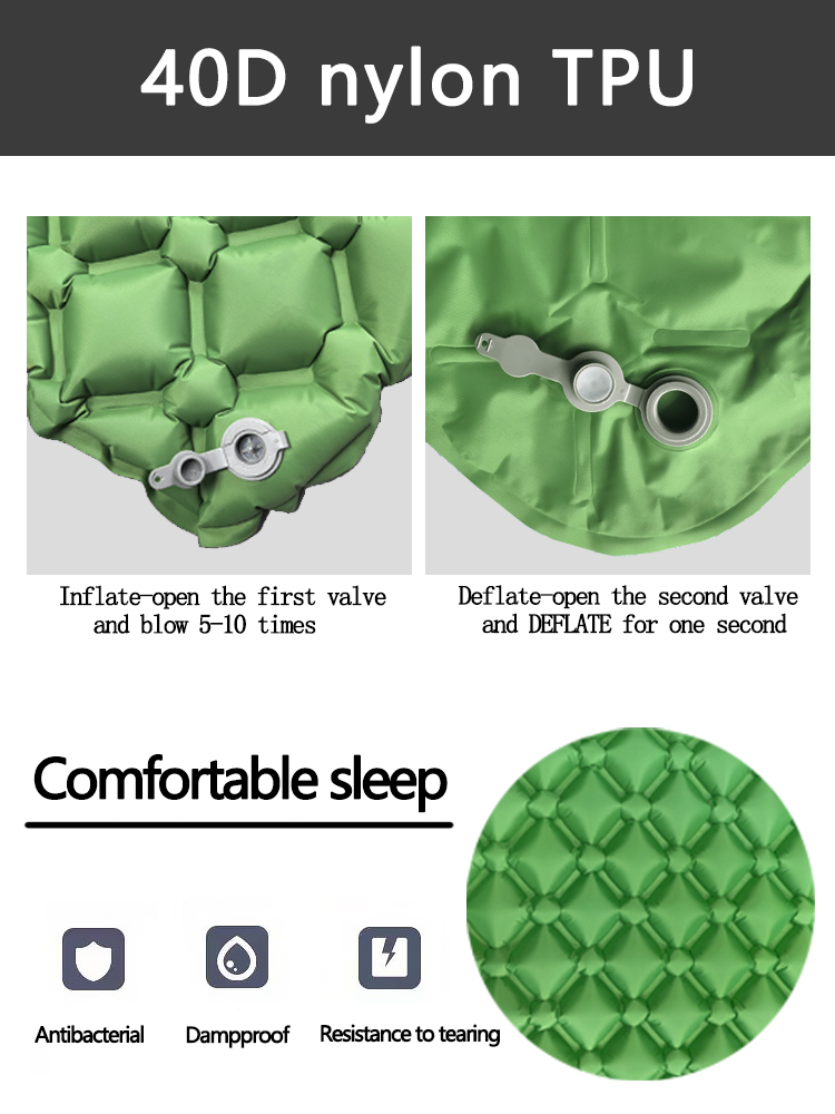 キャンプ用インフレータブルマットレス テント用折りたたみキャ - Outdoor Furniture Nearby のレビューと価格