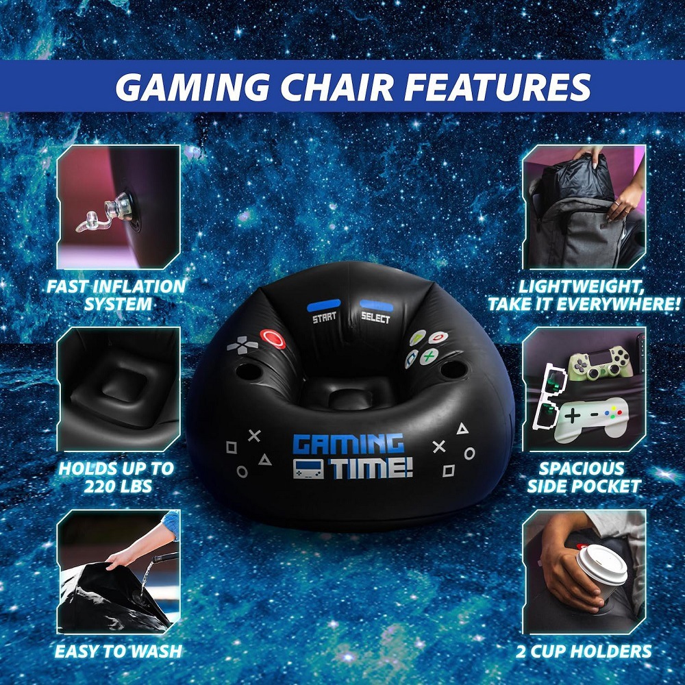 クリエイティブなeスポーツゲーミングチェア、カップホルダーと - Outdoor Furniture Nearby のレビューと価格